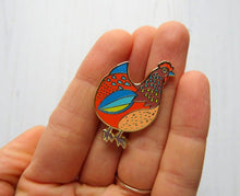 Load image into Gallery viewer, Chicken Enamel Pin
