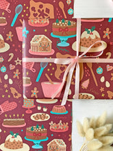 Load image into Gallery viewer, Christmas Baking Wrapping Paper
