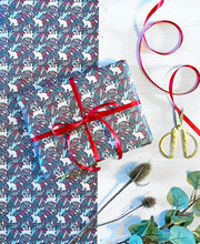 Load image into Gallery viewer, Christmas Snow Hare Wrapping Paper
