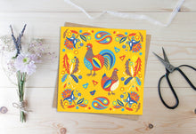 Load image into Gallery viewer, Folk Chickens Card
