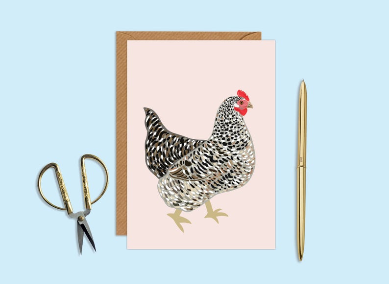 Cute Chicken Card