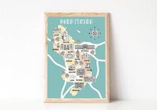 Load image into Gallery viewer, Derbyshire Illustrated Map
