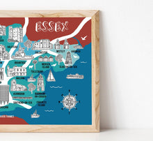 Load image into Gallery viewer, Essex Illustrated Map

