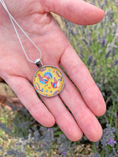 Load image into Gallery viewer, Folk Chicken Pendant Necklace
