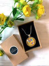 Load image into Gallery viewer, Folk Chicken Pendant Necklace
