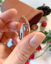 Load image into Gallery viewer, Fox &amp; Moon Copper Enamel Pin

