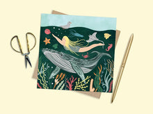 Load image into Gallery viewer, Girl and the Whale Card
