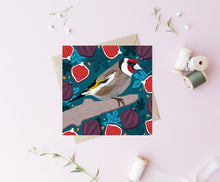 Load image into Gallery viewer, Goldfinch and Figs Card

