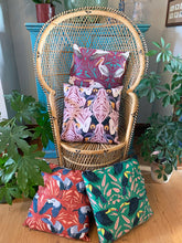 Load image into Gallery viewer, Grey Crowned Crane Cushion

