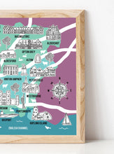 Load image into Gallery viewer, Hampshire Illustrated Map
