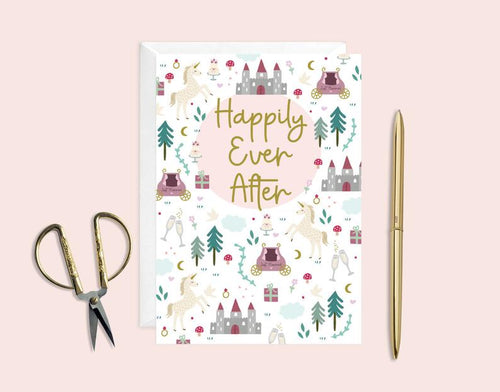 Happily Ever After Wedding Card
