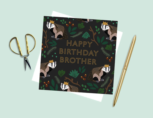 Happy Birthday Brother Card