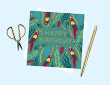 Load image into Gallery viewer, Happy Birthday Parrot Card
