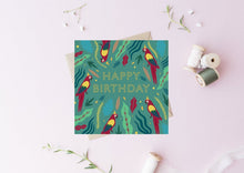 Load image into Gallery viewer, Happy Birthday Parrot Card
