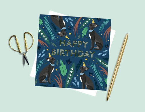 Happy Birthday Whippets Card