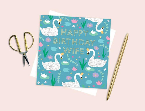 Happy Birthday Wife Card