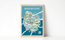 Load image into Gallery viewer, Herefordshire Illustrated Map
