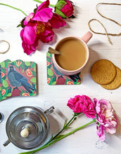 Load image into Gallery viewer, Jackdaw and Guavas Coaster
