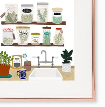 Load image into Gallery viewer, Kitchen Herbs and Spices Print
