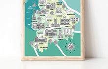 Load image into Gallery viewer, Lancashire Illustrated Map
