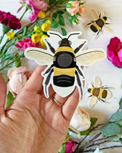 Load image into Gallery viewer, Large Bumble Bee Vinyl Sticker
