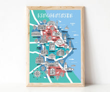 Load image into Gallery viewer, Lincolnshire Illustrated Map
