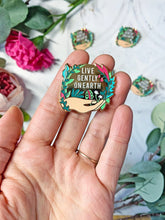 Load image into Gallery viewer, Live Gently On Earth Enamel Pin
