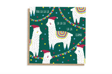 Load image into Gallery viewer, Llama Christmas Card
