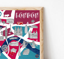 Load image into Gallery viewer, London Illustrated Map
