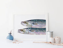 Load image into Gallery viewer, Mackerel Print
