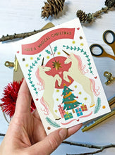 Load image into Gallery viewer, Magical Foiled Christmas Card

