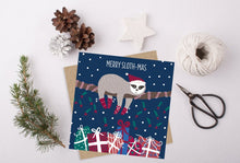 Load image into Gallery viewer, Merry Slothmas Christmas Card
