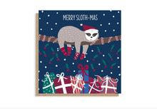 Load image into Gallery viewer, Merry Slothmas Christmas Card
