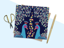 Load image into Gallery viewer, Peacock card
