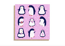 Load image into Gallery viewer, Penguin Christmas Card
