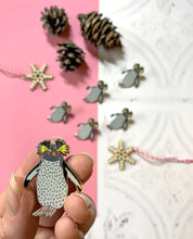 Load image into Gallery viewer, Penguin Enamel Pin
