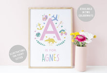 Load image into Gallery viewer, Personalised Children&#39;s Name Print
