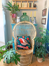 Load image into Gallery viewer, Robin and Strawberries Cushion
