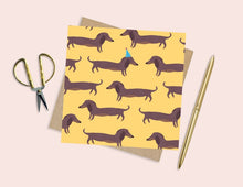 Load image into Gallery viewer, Sausage Dog Birthday Card
