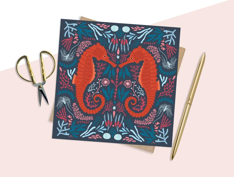 Seahorse Card