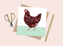 Load image into Gallery viewer, Set of 6 Chicken Cards
