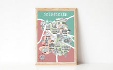 Load image into Gallery viewer, Shropshire Illustrated Map
