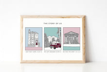 Load image into Gallery viewer, The Story Of Us Custom Couples Print

