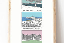 Load image into Gallery viewer, The Story Of Us Custom Couples Print
