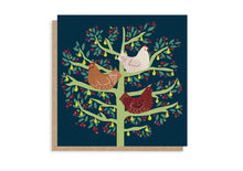 Load image into Gallery viewer, Three French Hens Christmas Card
