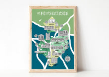 Load image into Gallery viewer, Warwickshire Illustrated Map
