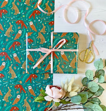 Load image into Gallery viewer, Woodland Animals Wrapping Paper
