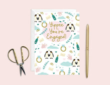 Load image into Gallery viewer, Yippee You&#39;re Engaged Card
