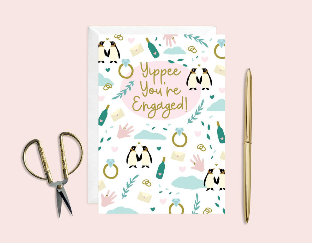 Yippee You're Engaged Card