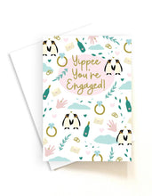 Load image into Gallery viewer, Yippee You&#39;re Engaged Card
